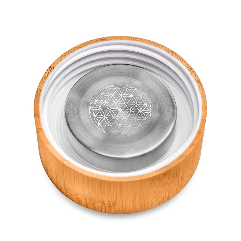 GoodGlass lid Flower of Life