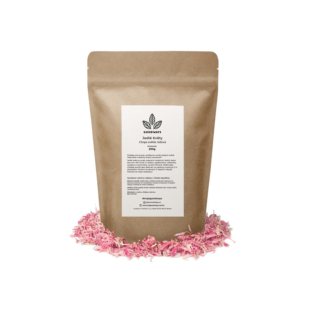 Edible Flowers of Cornflower - Light Pink