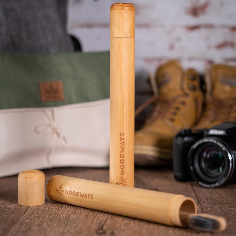 Travel brush case
